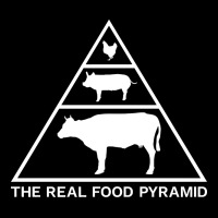 The Real Food Pyramid Carnivore Premium Tee | Teevron