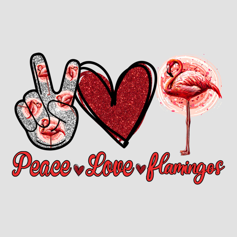 Peace Love Flamingo Premium Hoodie by Jasminsmagicworld | Teevron