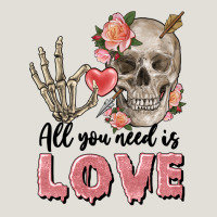 Skull All You Need Is Love Heavy Core Tee | Teevron