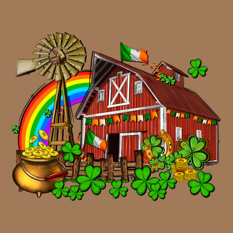 St. Patrick's Farm With Gold Classic Tee by OliviaCreatesArt | Teevron