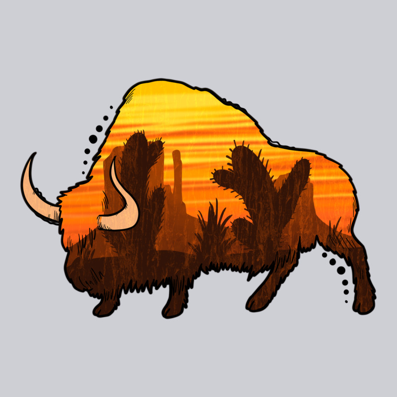 Western Bison Heavyweight Sweatshirt by Jasminsmagicworld | Teevron