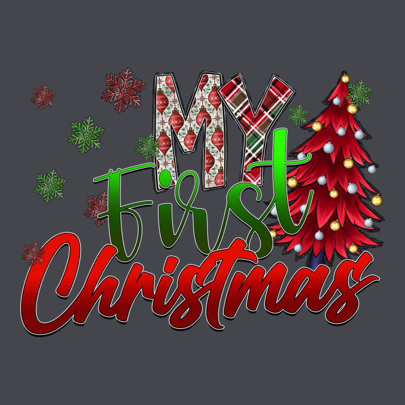 My First Christmas Long Sleeve Tee by SublimationCraftShop | Teevron