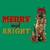 Merry And Bright German Shepherd Urban Hoodie | Teevron