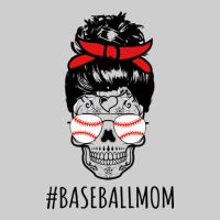 Baseball Mom Skull Premium Tee | Teevron