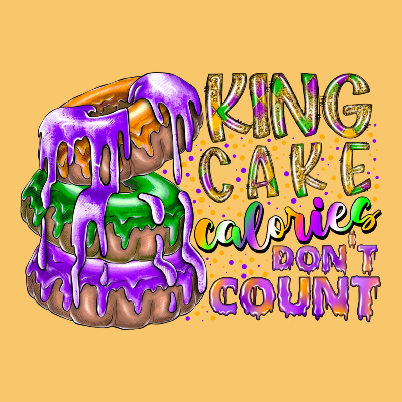 King Cake Calories Dont Count Vintage Hoodie by RacoonDesign | Teevron