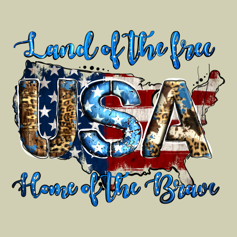 Land Of The Free Home Of The Brave American Flag Background Heavy Core Tee by Jasminsmagicworld | Teevron