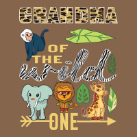 Grandma Of The Wild One Zoo Mother Birthday Safari Jungle Long Sleeve Premium Tee | Teevron
