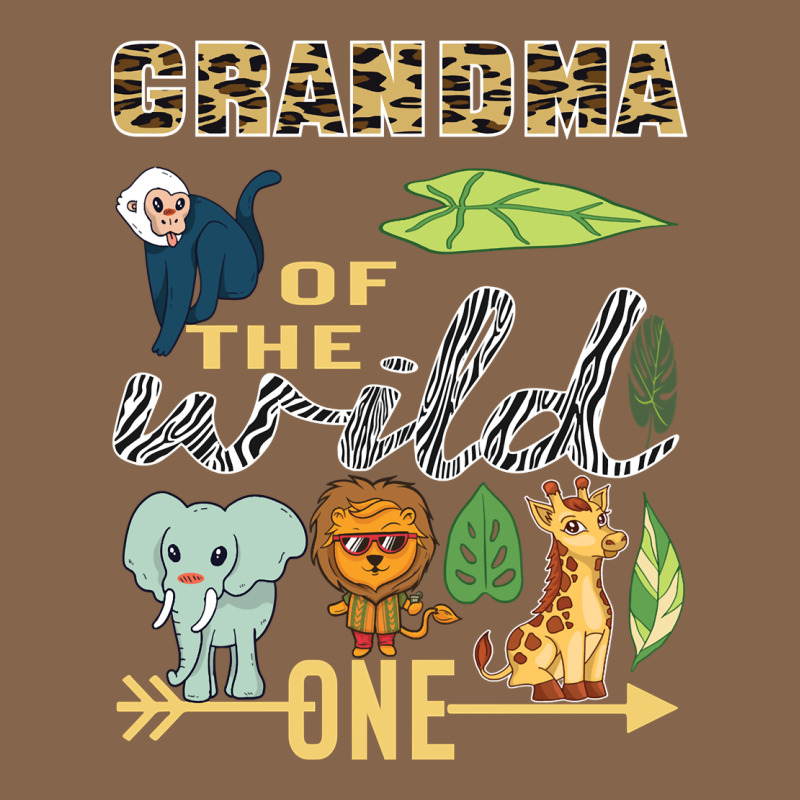 Grandma Of The Wild One Zoo Mother Birthday Safari Jungle Long Sleeve Premium Tee by linhVisuals | Teevron