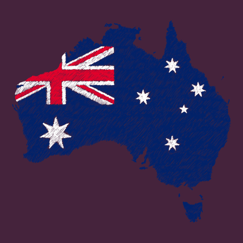 Australia Map Flag Drawing Line Art Premium Tee by linhVisuals | Teevron