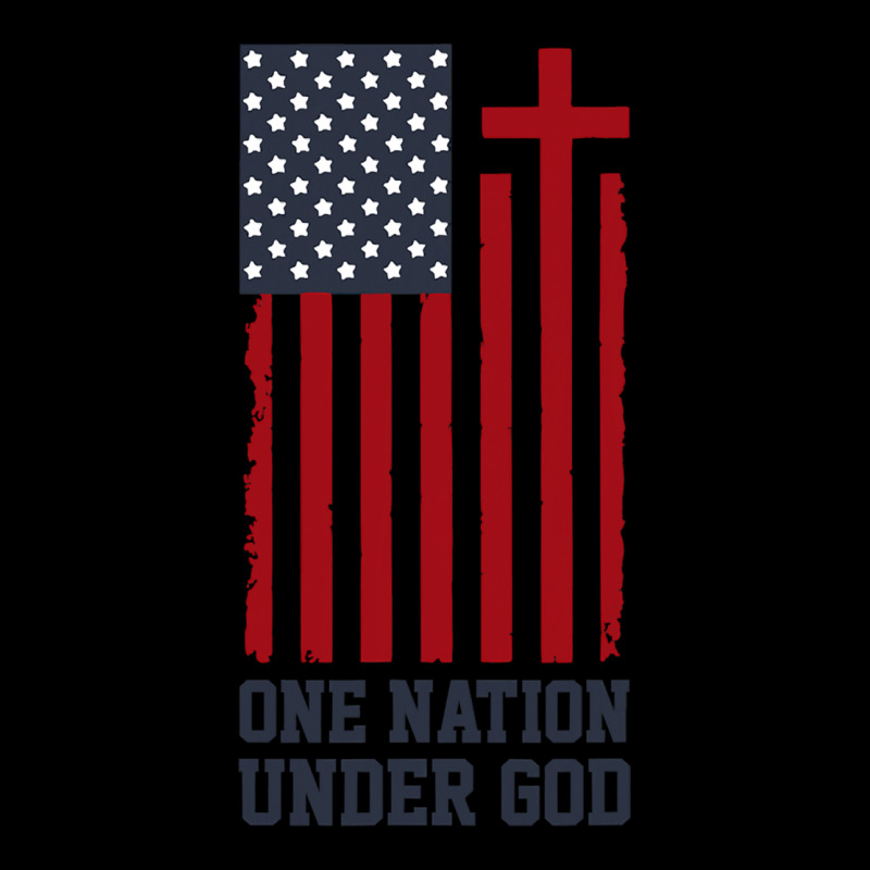 American Flag One Nation Under God Premium Tee by linhVisuals | Teevron
