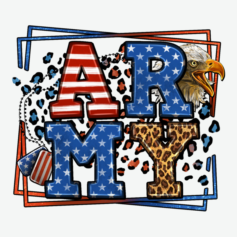 Army Veteran Leopard Frame 4th Of July Urban Heavy Tee by LillyAllenDesigns | Teevron