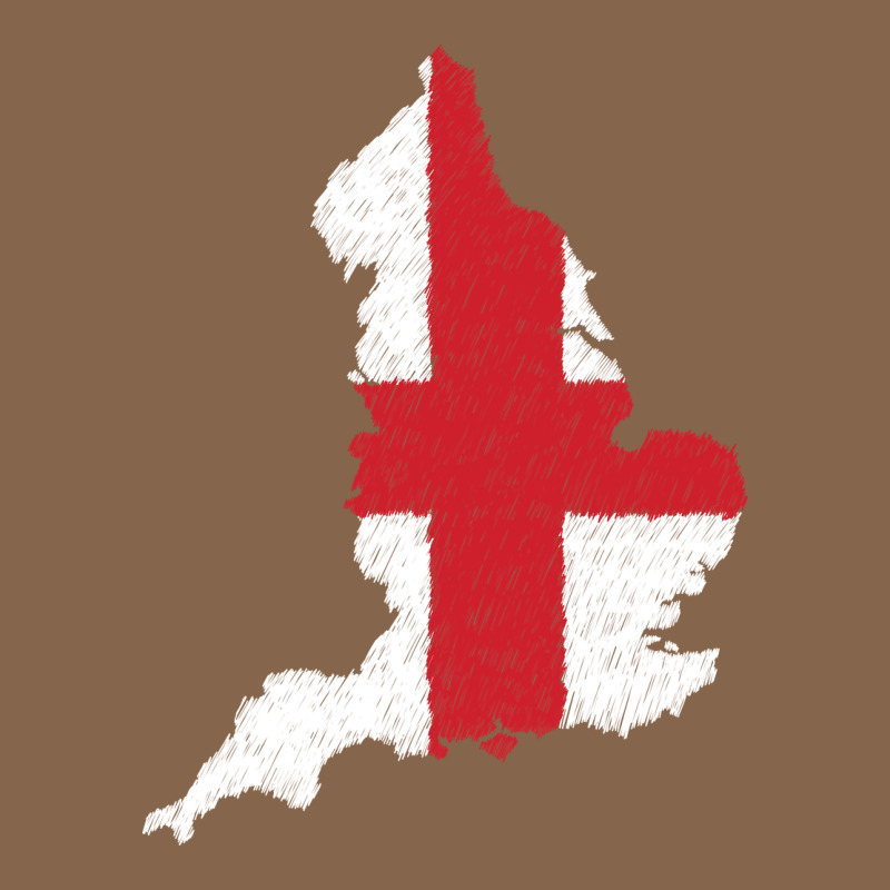 England Flag Map Drawing Line Art Premium Tee by linhVisuals | Teevron