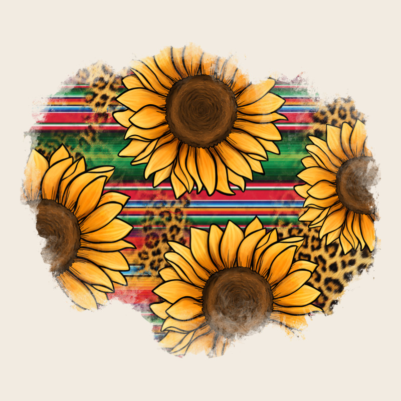 Sunflower Leopard Serape Patch Premium Sweatshirt by Jasminsmagicworld | Teevron