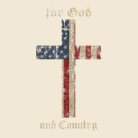 For God And Country Cross American Flag Faith Us Patriotic Tank Top Premium Tee | Teevron