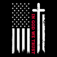 In God We Trust With Patriotic Vintage American Flag T Shirt Premium Tee | Teevron