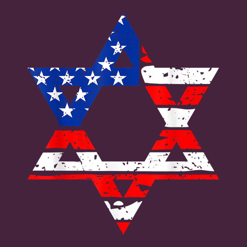 Hanukah American Flag Star Of David   Jewish Chanukah T Shirt Premium Tee by linhVisuals | Teevron
