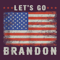 Let’s Go Brandon Funny Vintage American Flag Tank Top Premium Tee | Teevron