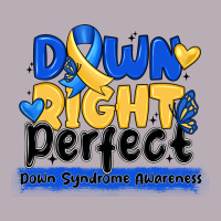 Down Right Perfect Down Syndrome Awareness Vintage Tee | Teevron