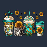 Sunflowers Coffee Cups Zipper Hoodie | Teevron