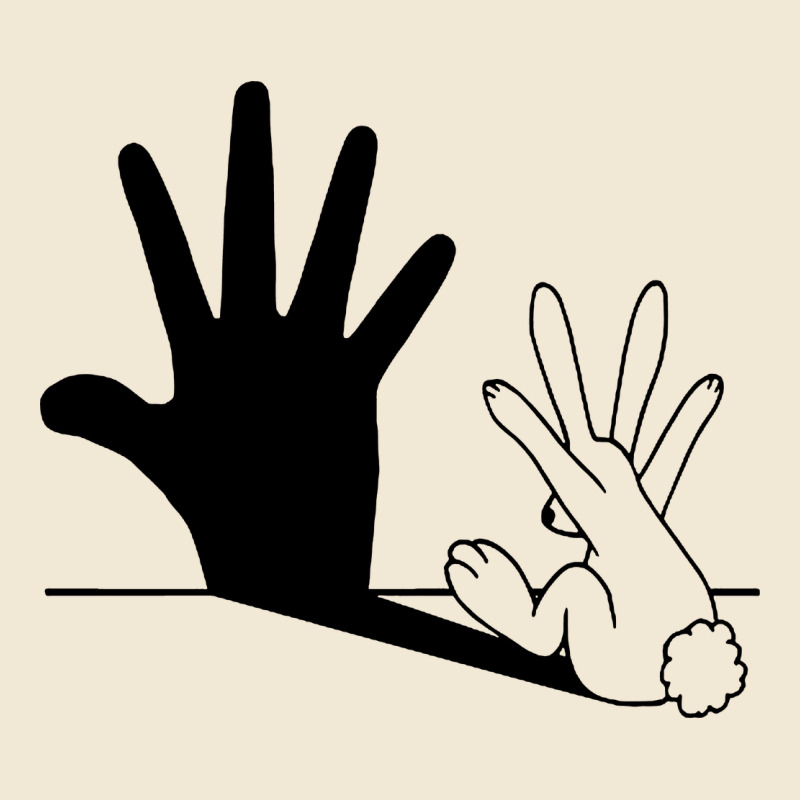 Rabbit Hand Shadow Premium Tee by linhVisuals | Teevron