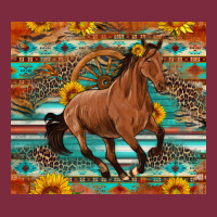 Galloping Horse Aztec Sunflower Premium Hoodie | Teevron