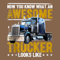 Awesome Trucker Big Rig Semi Trailer Truck Driver Gift Men Tank Top Premium Tee | Teevron