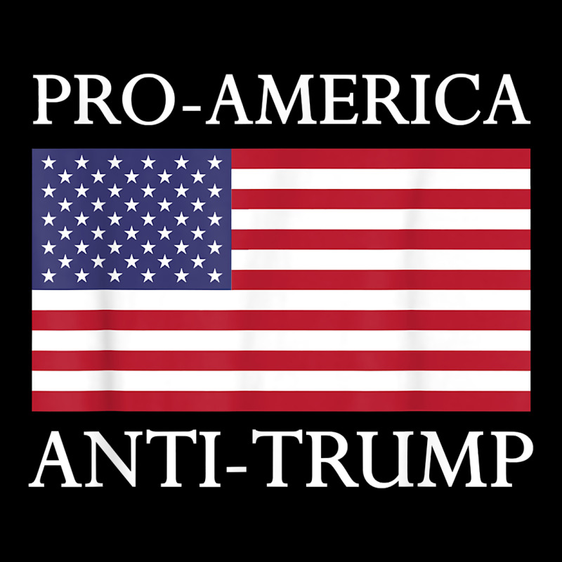 Pro America Anti Trump Shirt   American Usa Flag Resist T Shirt Premium Tee by linhVisuals | Teevron