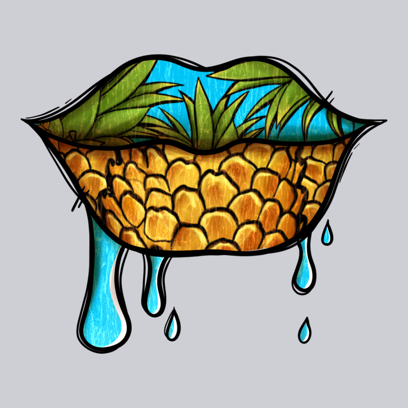 Summer Vibes Pineapple Lips Heavyweight Sweatshirt by Jasminsmagicworld | Teevron