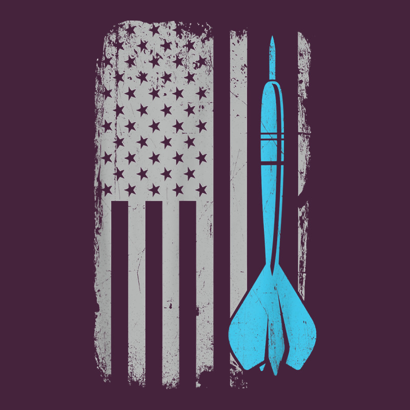 Throwing Darts   Vintage Usa American Flag For Dart Players T Shirt Premium Tee by linhVisuals | Teevron