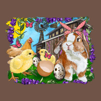 Easter Farm Chicks And Bunny Premium Sweatshirt | Teevron