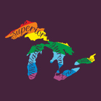 All Michigan Great Lakes Rainbow Colors Premium Tee | Teevron