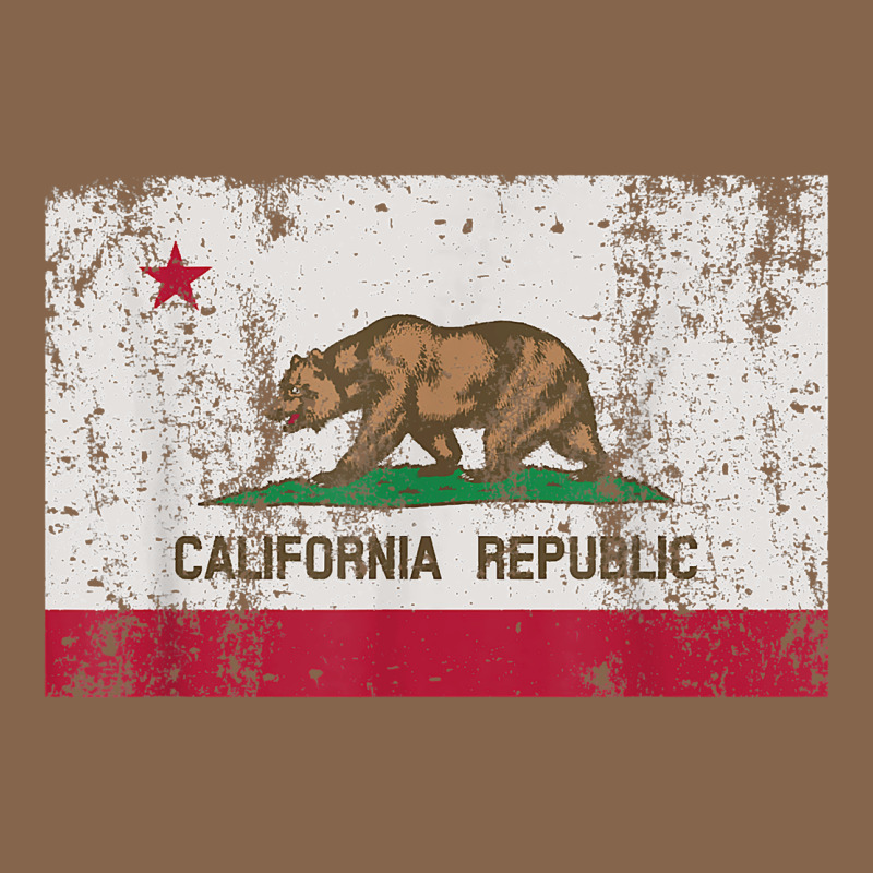 California Flag Womens Mens Heavy Distressed Vintage Gift T Shirt Premium Tee by linhVisuals | Teevron