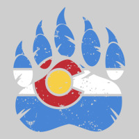 Colorado State Flag Bear Paw Print Pocket Place Premium Tee | Teevron
