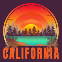 California T  Shirt California Sunset Vintage Trees Scenery T  Shirt Premium Tee | Teevron