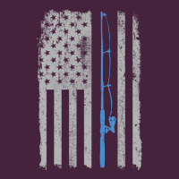Fishing American Flag Vintage Fishing Rod Patriotic 4ht Of July Gift F Premium Tee | Teevron