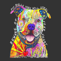 pitbull t  shirt beware of pitbulls they will steal your heart t  shir | Teevron