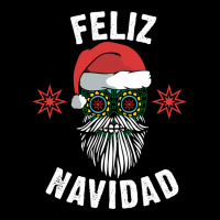 Mexican Christmas Sugar Skull Feliz Navidad Spanish Speaking Xmas Gift Premium Tee | Teevron