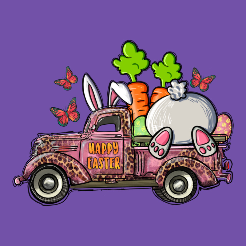 Happy Easter Pink Truck With Bunny Premium Sweatshirt by RanaPortraitStore | Teevron