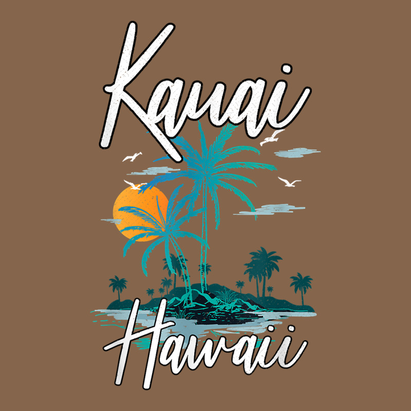 Family Vacation Retro Sunset Hawaii Kauai T Shirt Premium Tee by linhVisuals | Teevron