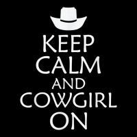 Keep Calm And Cowgirl Horse Premium Tee | Teevron