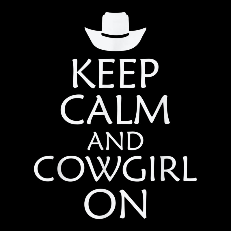 Keep Calm And Cowgirl Horse Premium Tee by linhVisuals | Teevron