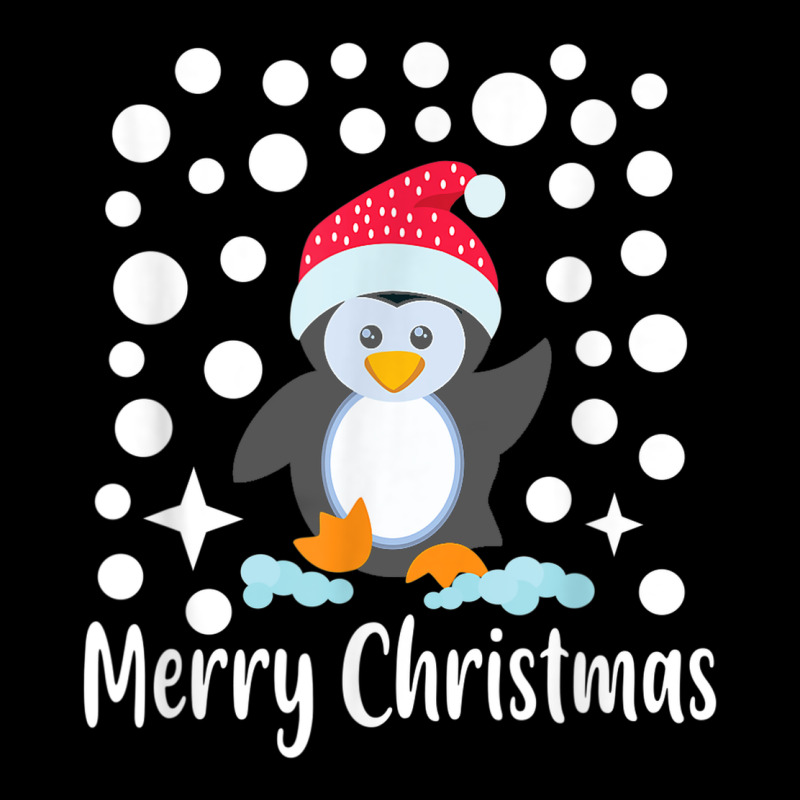 Penguin Merry Christmas With Snow Premium Tee by linhVisuals | Teevron