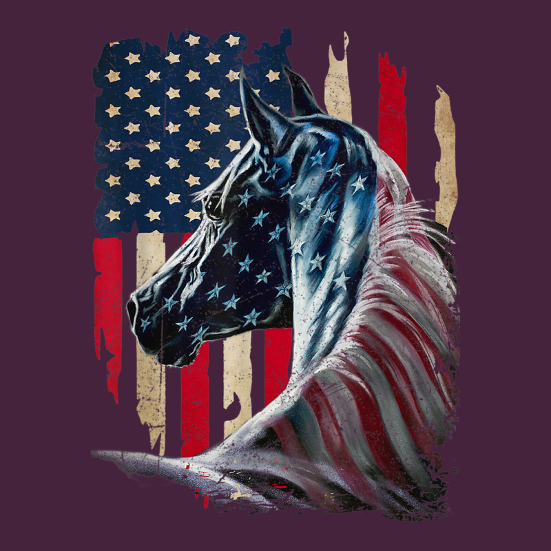 Patriotic Horse American Flag   Horse Vintage Premium Tee by linhVisuals | Teevron