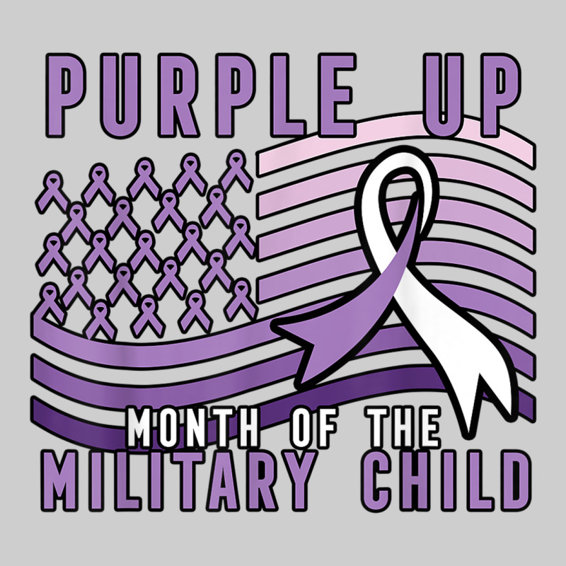 Purple Up Month Of The Military Child Premium Tee by linhVisuals | Teevron