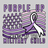 Purple Up Month Of The Military Child Premium Tee | Teevron
