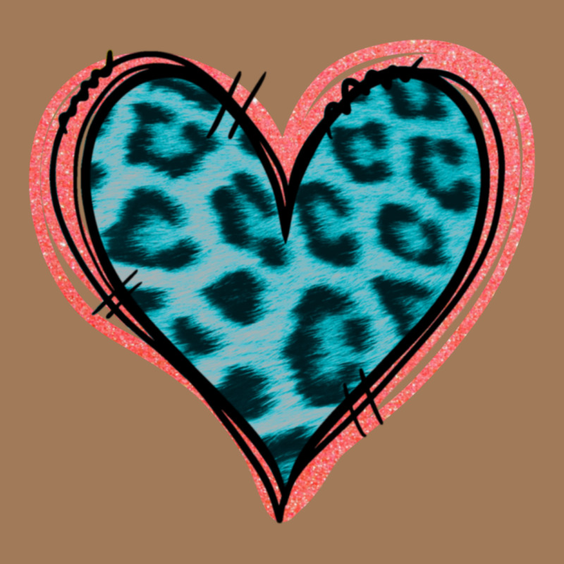 Blue Leopard Heart Classic Tee by Jasminsmagicworld | Teevron