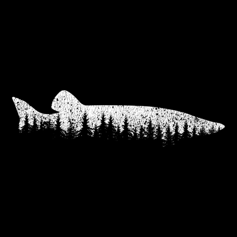 Musky Pine Forest Fishing Angler Premium Tee by linhVisuals | Teevron