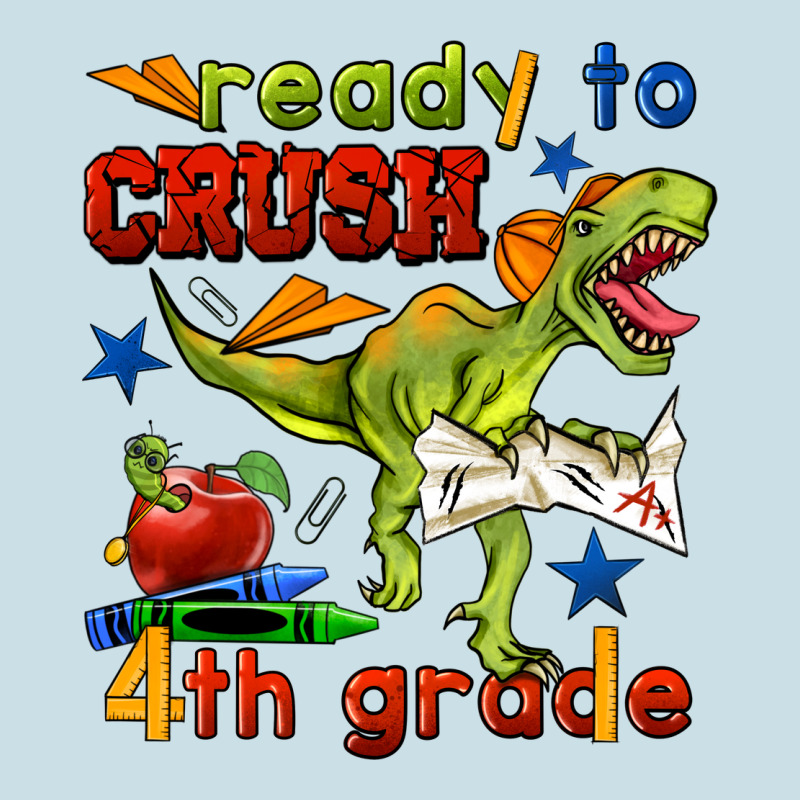 Ready To Crush 4th Grade Ladies Tee by BundleAndBundleShop | Teevron