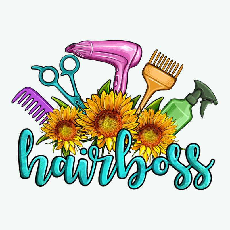 Hairboss Western Sunflowers Hairdresser Premium Hoodie by Artiststas | Teevron