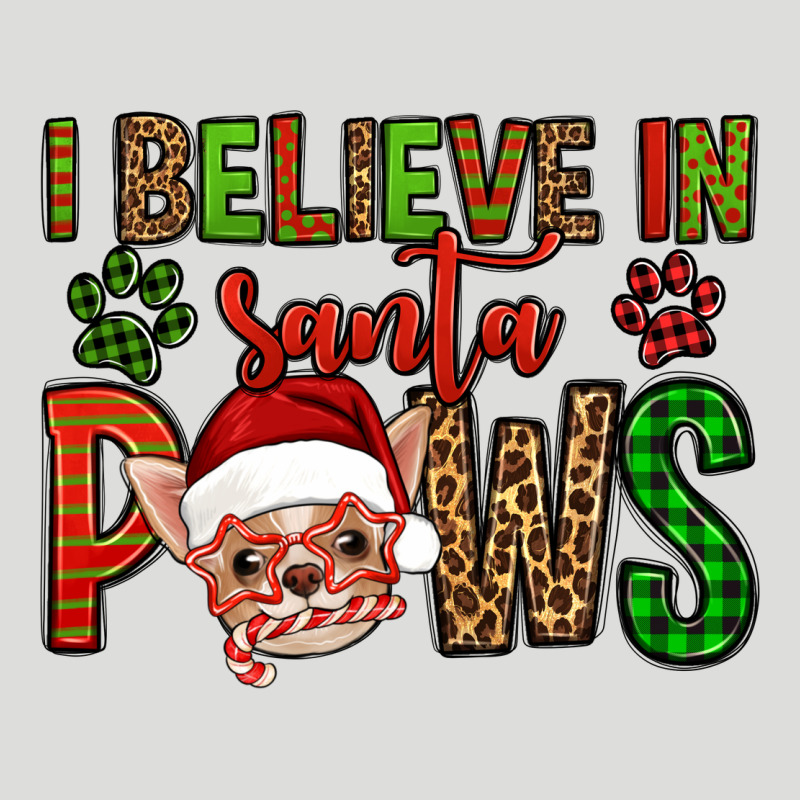I Believe In Santa Paws Chihuahuha Zipper Hoodie by Jasminsmagicworld | Teevron